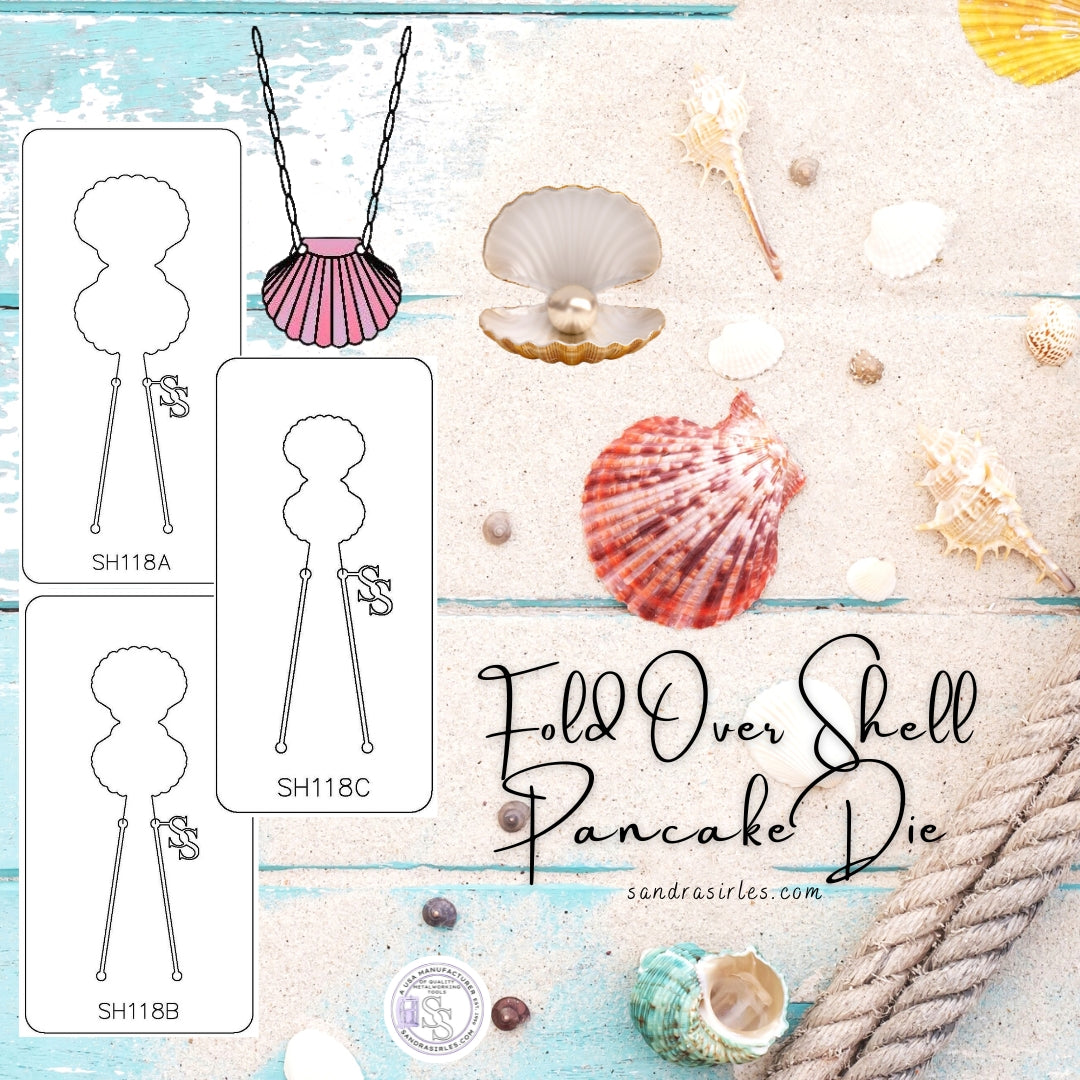 PANCAKE DIE SH118 FOLD OVER SHELL SHAPE